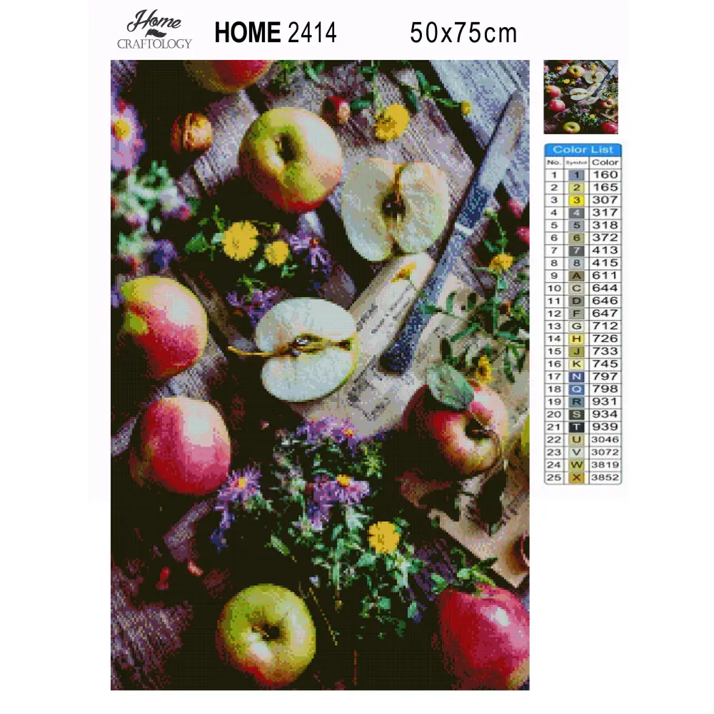 Apples - Premium Diamond Painting Kit - Diamond Painting Kit