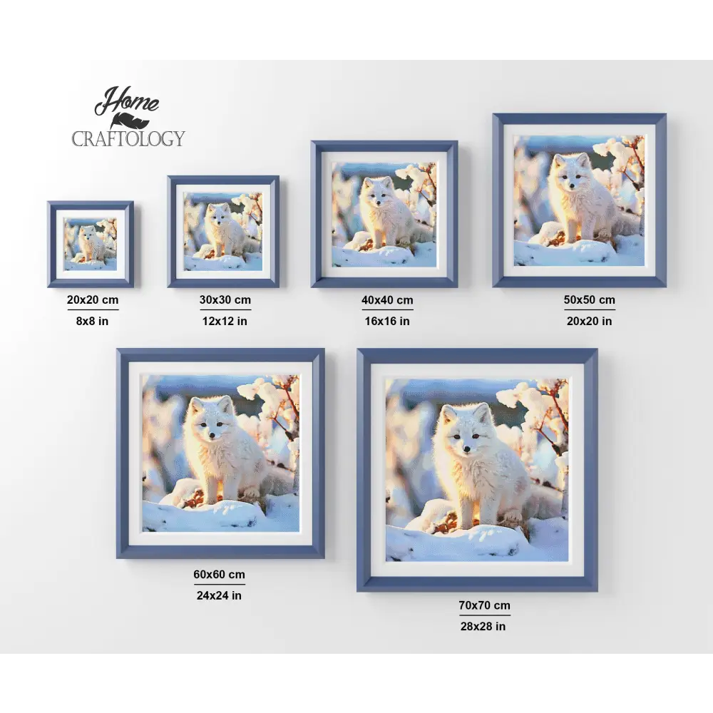 Arctic Fox - Exclusive Premium Diamond Painting Kit - Diamond Painting Kit