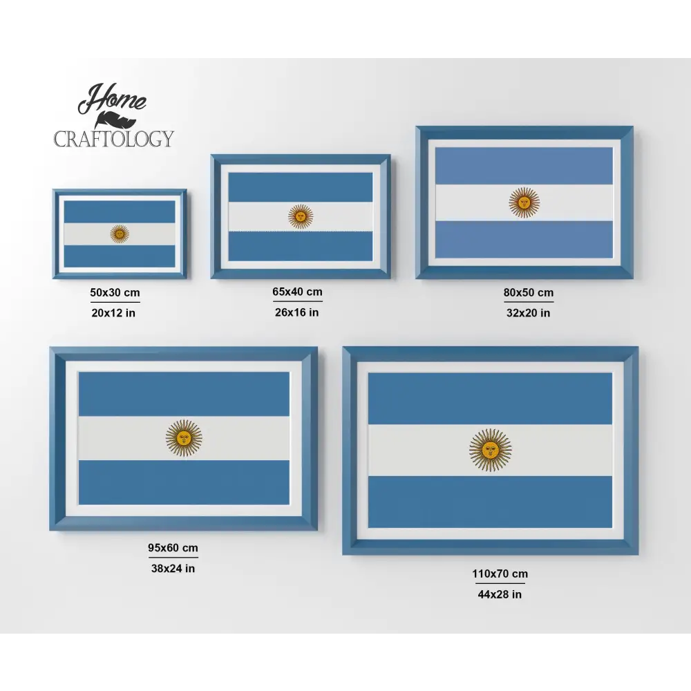 Argentina Flag - Premium Diamond Painting Kit - Diamond Painting Kit