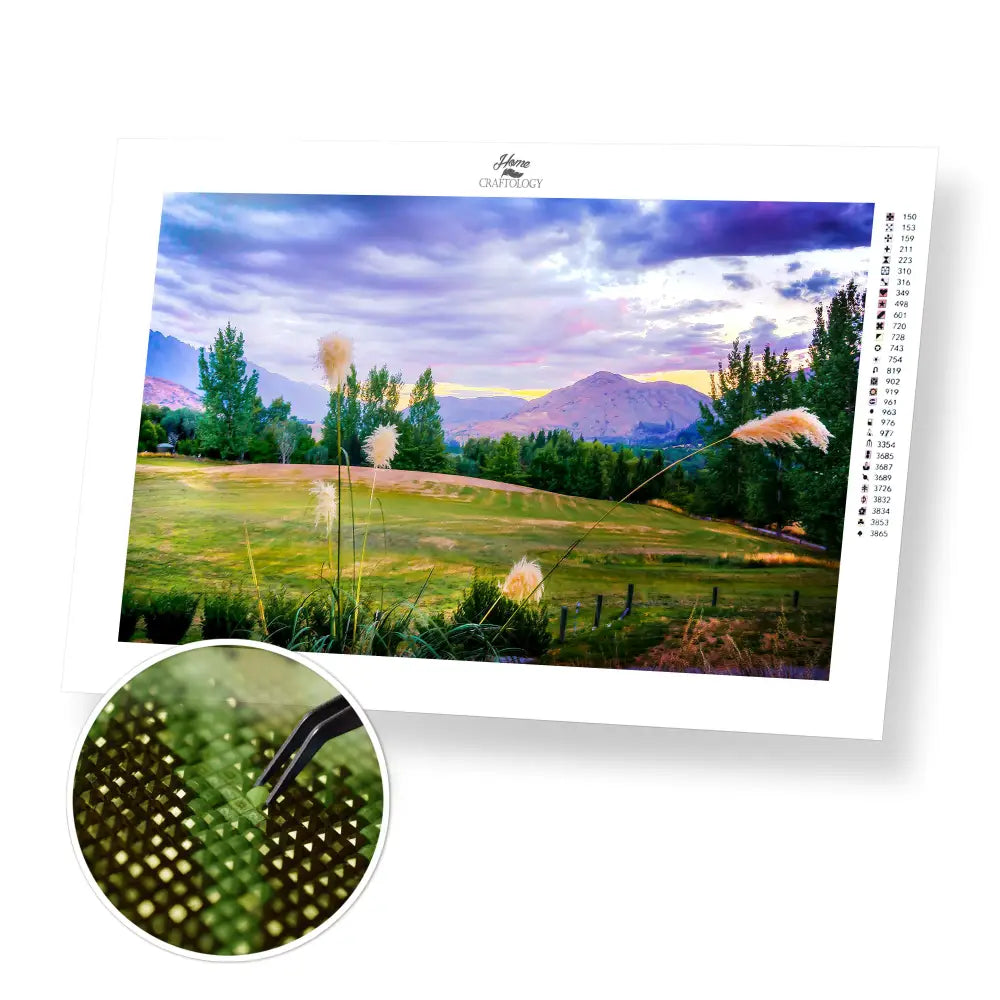Arrowtown - Premium Diamond Painting Kit - 45x30cm / 18x12’’ / Square (Most Popular) - Diamond Painting Kit