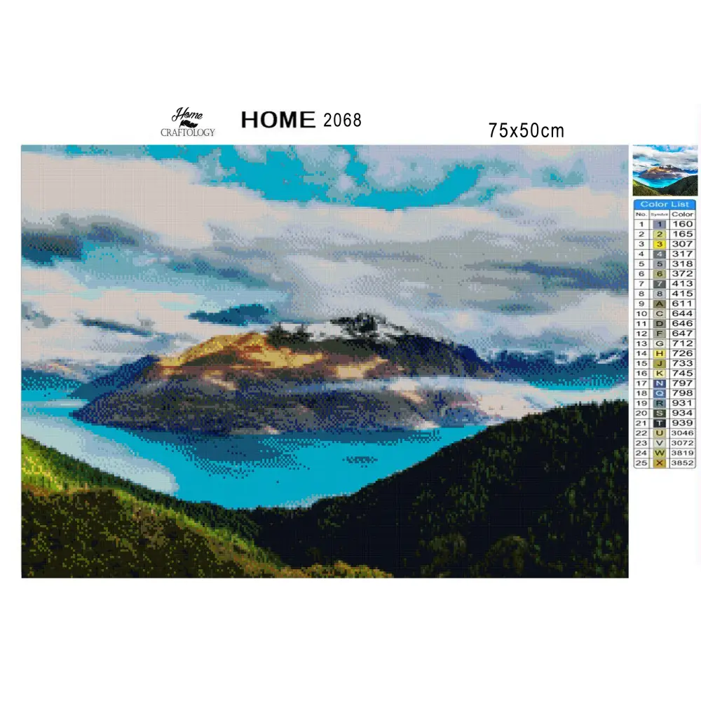 Australian Mountain - Premium Diamond Painting Kit - Diamond Painting Kit