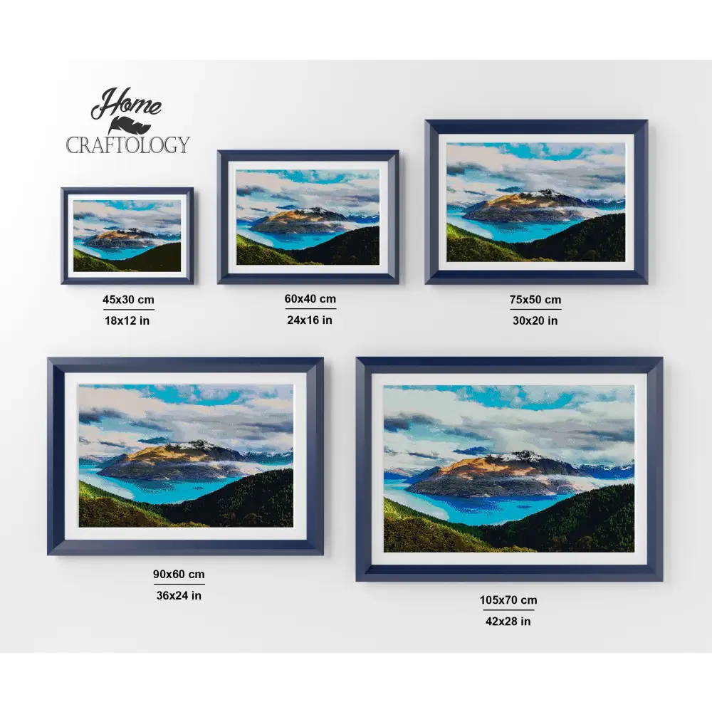 Australian Mountain - Premium Diamond Painting Kit - Diamond Painting Kit