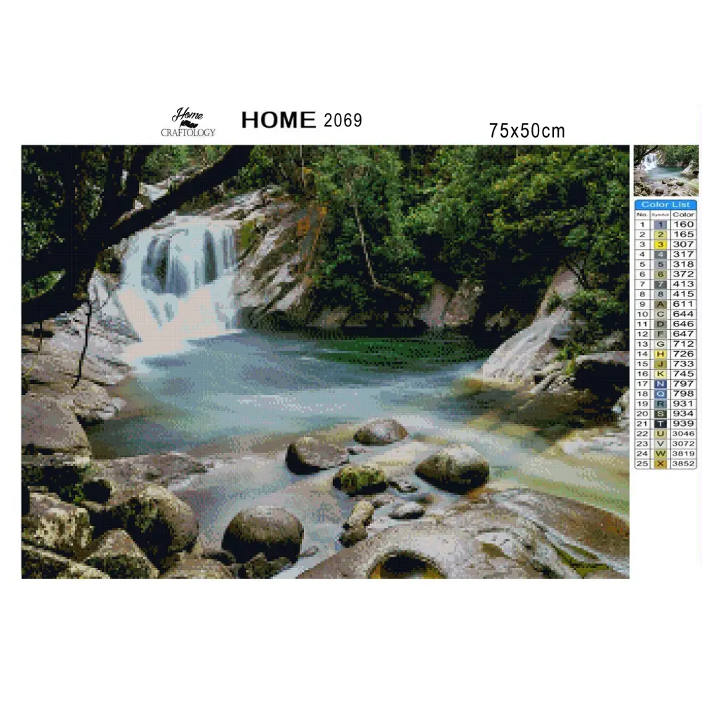 Australian River - Premium Diamond Painting Kit - Diamond Painting Kit