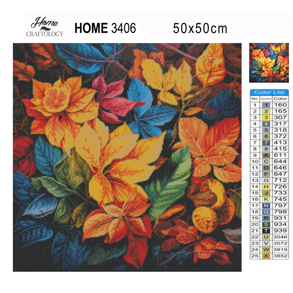 Autumn Leaves - Exclusive Premium Diamond Painting Kit - Diamond Painting Kit