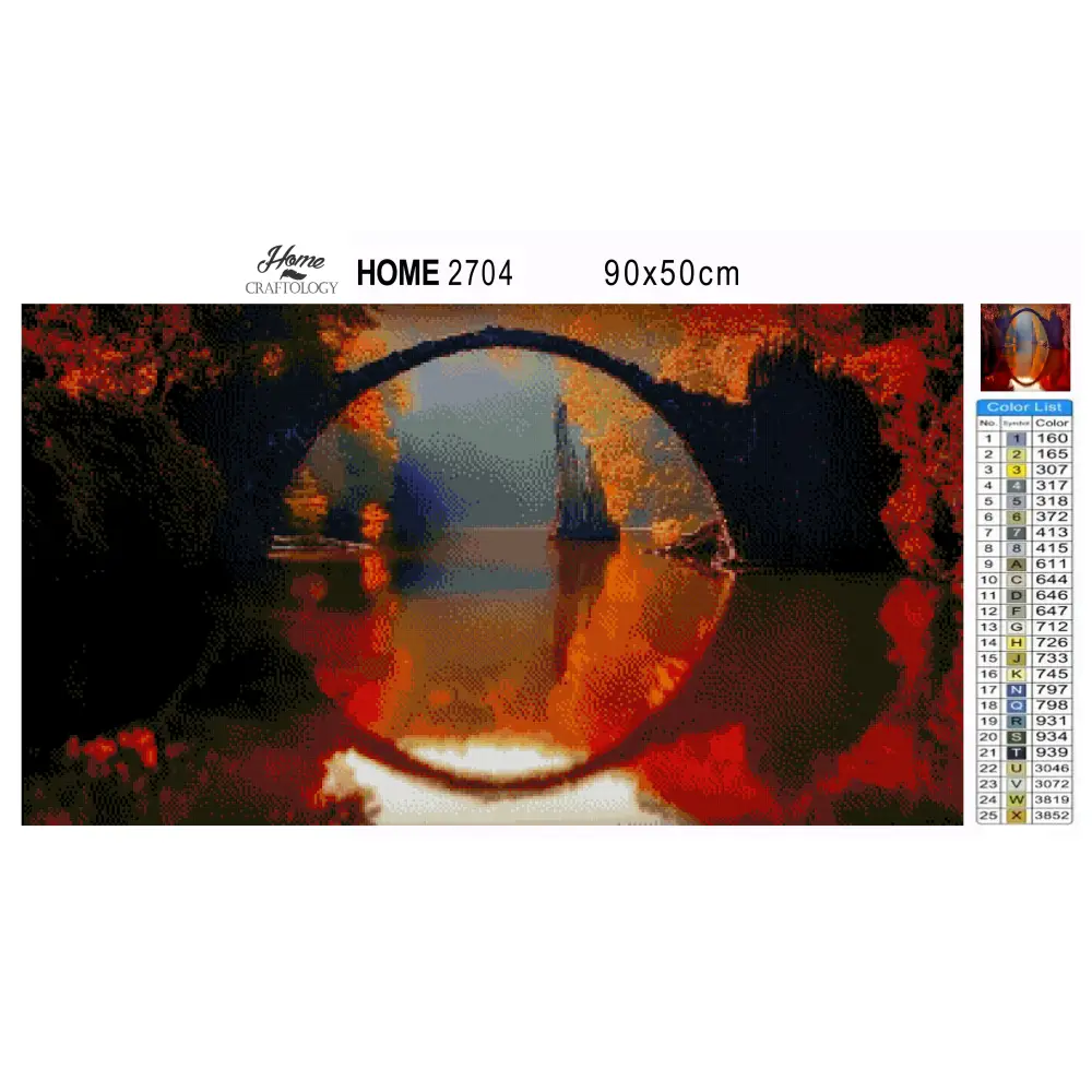 Autumn Reflection - Premium Diamond Painting Kit - Diamond Painting Kit