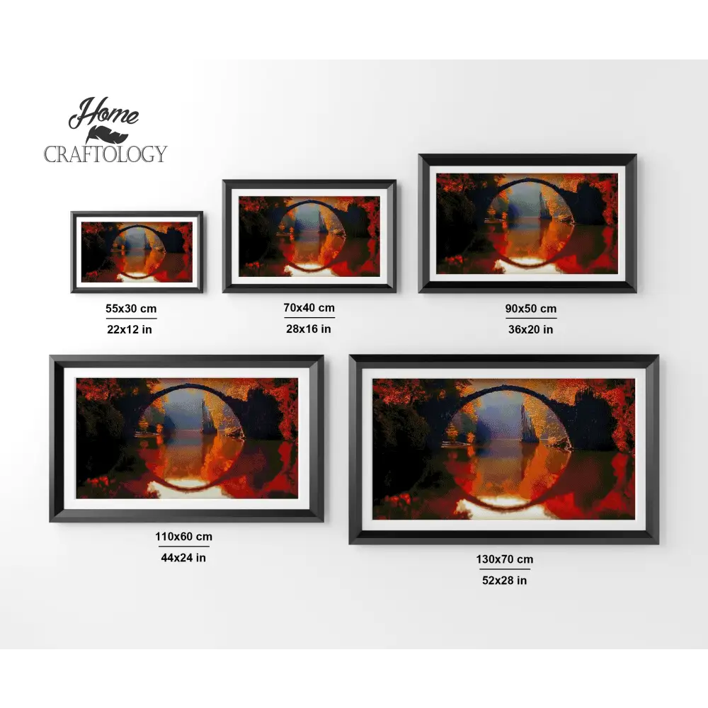 Autumn Reflection - Premium Diamond Painting Kit - Diamond Painting Kit