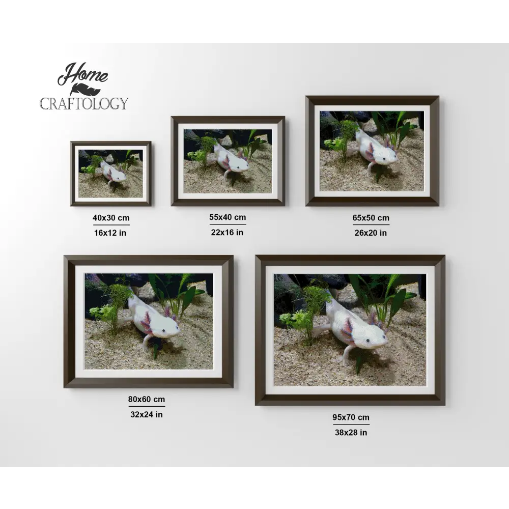 Axolotl - Premium Diamond Painting Kit - Diamond Painting Kit