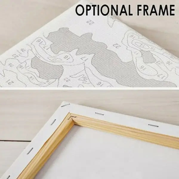 Baby Giraffe Kit - Paint By Numbers - Paint By Numbers