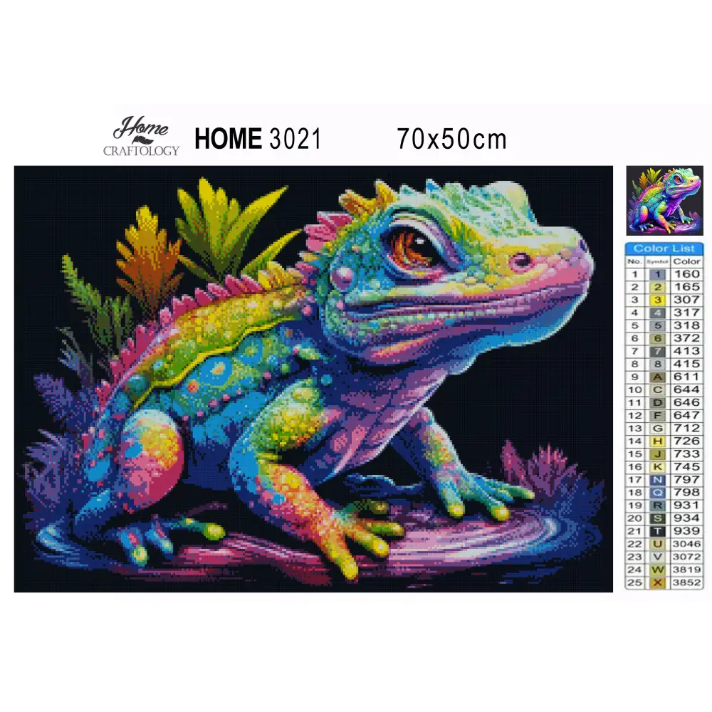 Baby Reptile - Premium Diamond Painting Kit - Diamond Painting Kit