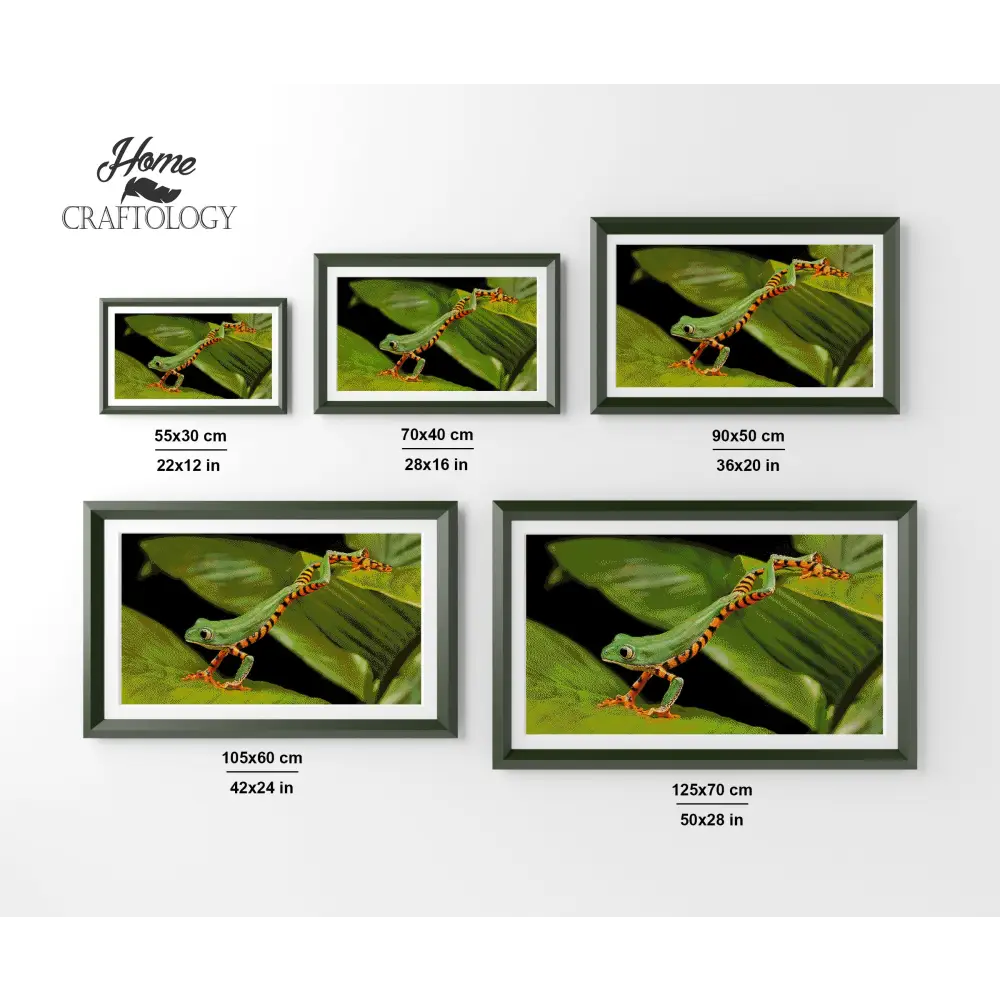 Balancing Frog - Premium Diamond Painting Kit - Diamond Painting Kit