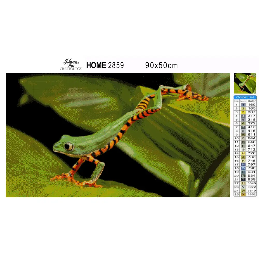 Balancing Frog - Premium Diamond Painting Kit - Diamond Painting Kit