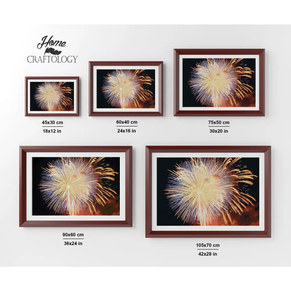 Ball of Fireworks - Premium Diamond Painting Kit - Diamond Painting Kit