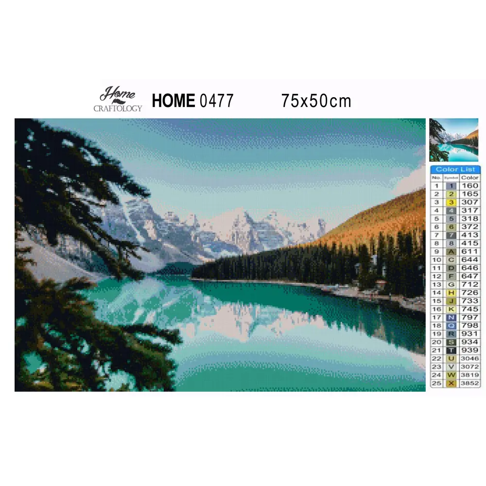 Banff Alberta - Premium Diamond Painting Kit - Diamond Painting Kit
