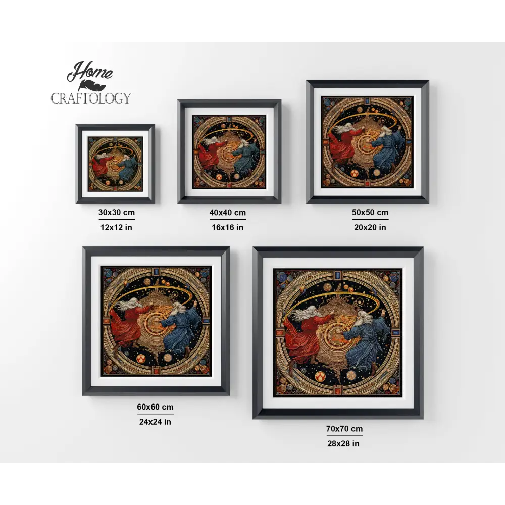 Battle of Wizards - Exclusive Premium Diamond Painting Kit - Diamond Painting Kit