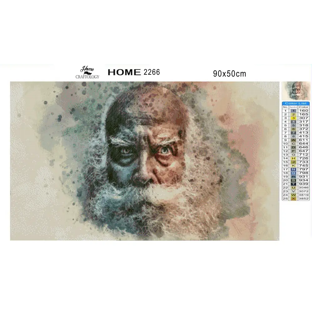 Bearded Old Man - Premium Diamond Painting Kit - Diamond Painting Kit