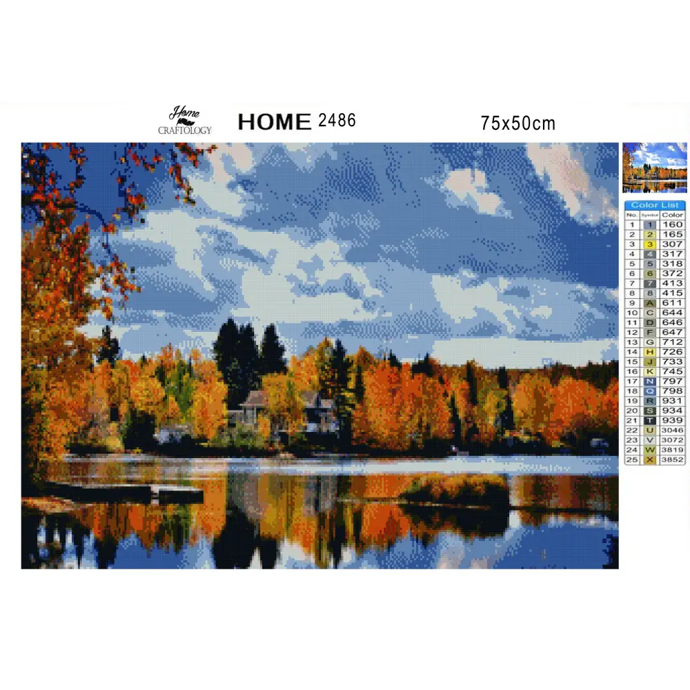 Beautiful Canadian Landscape - Premium Diamond Painting Kit - Diamond Painting Kit