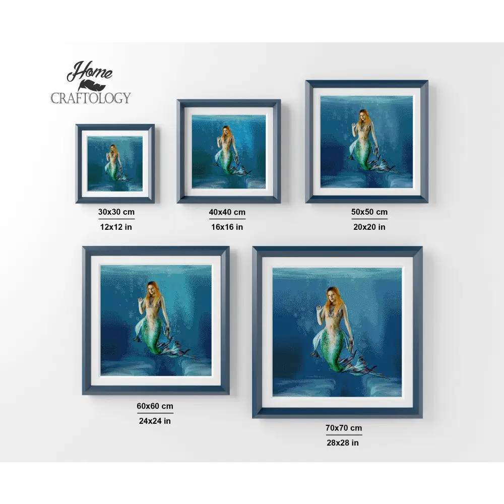 Beautiful Mermaid - Premium Diamond Painting Kit - Diamond Painting Kit
