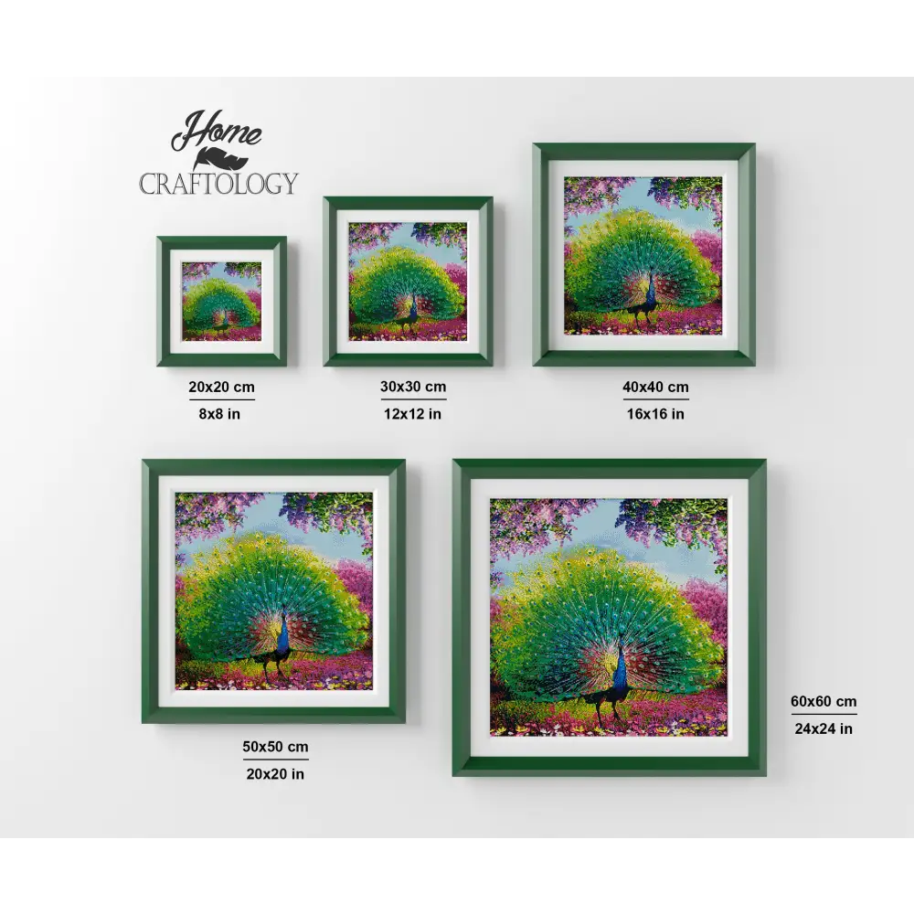 Beautiful Peacock Feathers - Premium Diamond Painting Kit - Diamond Painting Kit
