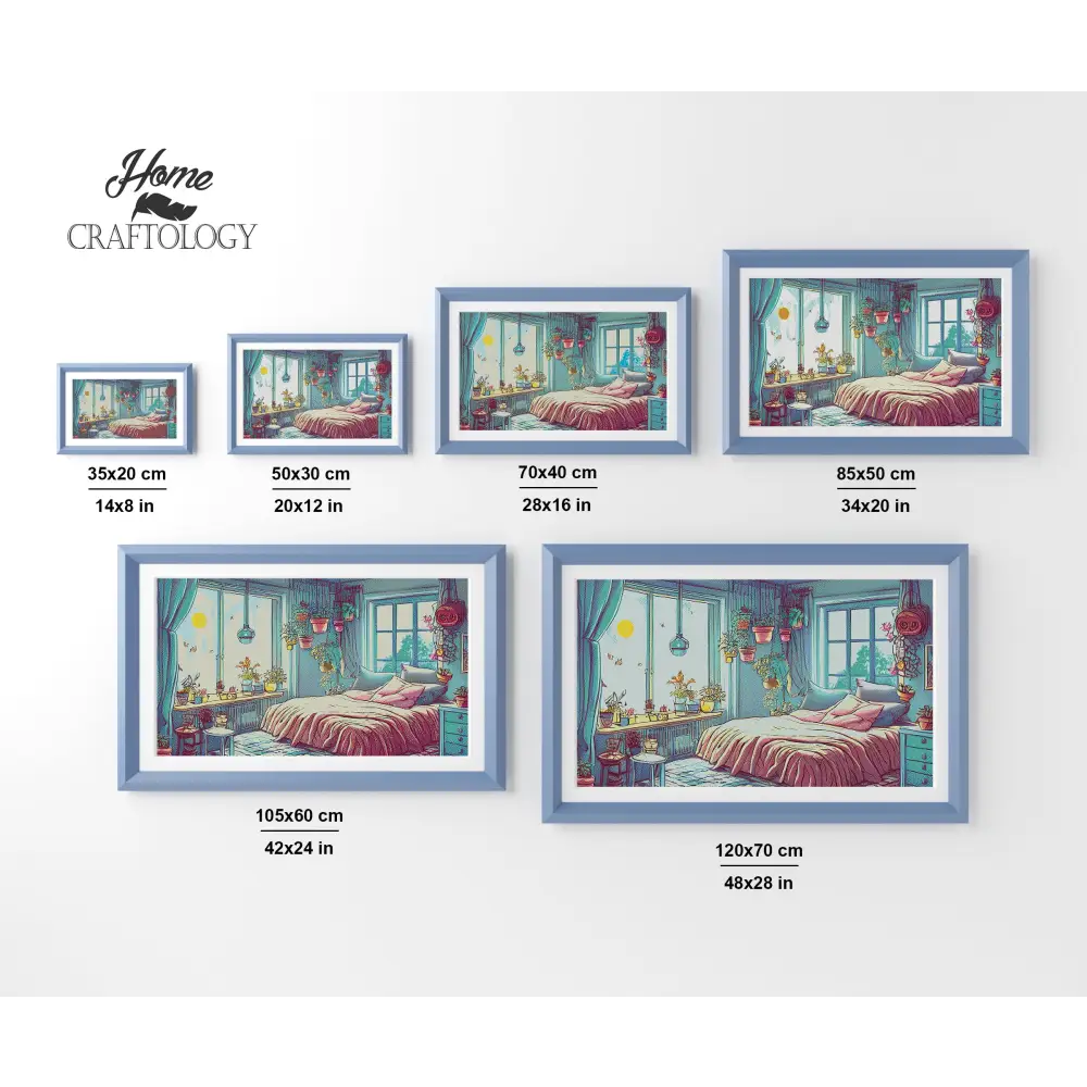 Bedroom - Premium Diamond Painting Kit - Diamond Painting Kit