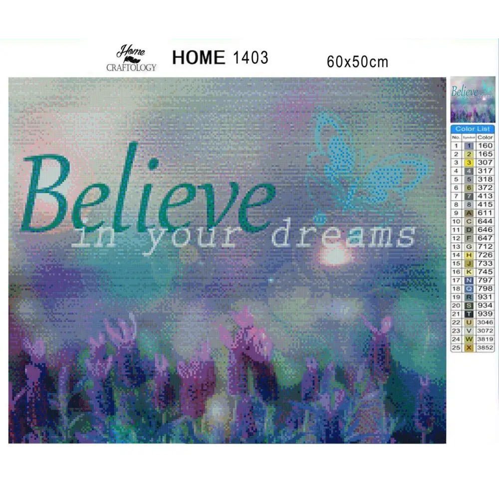 Believe in your Dreams - Premium Diamond Painting Kit - Diamond Painting Kit