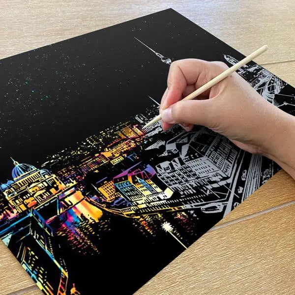 Berlin Germany - Scratch Painting Kit - Scratch Painting