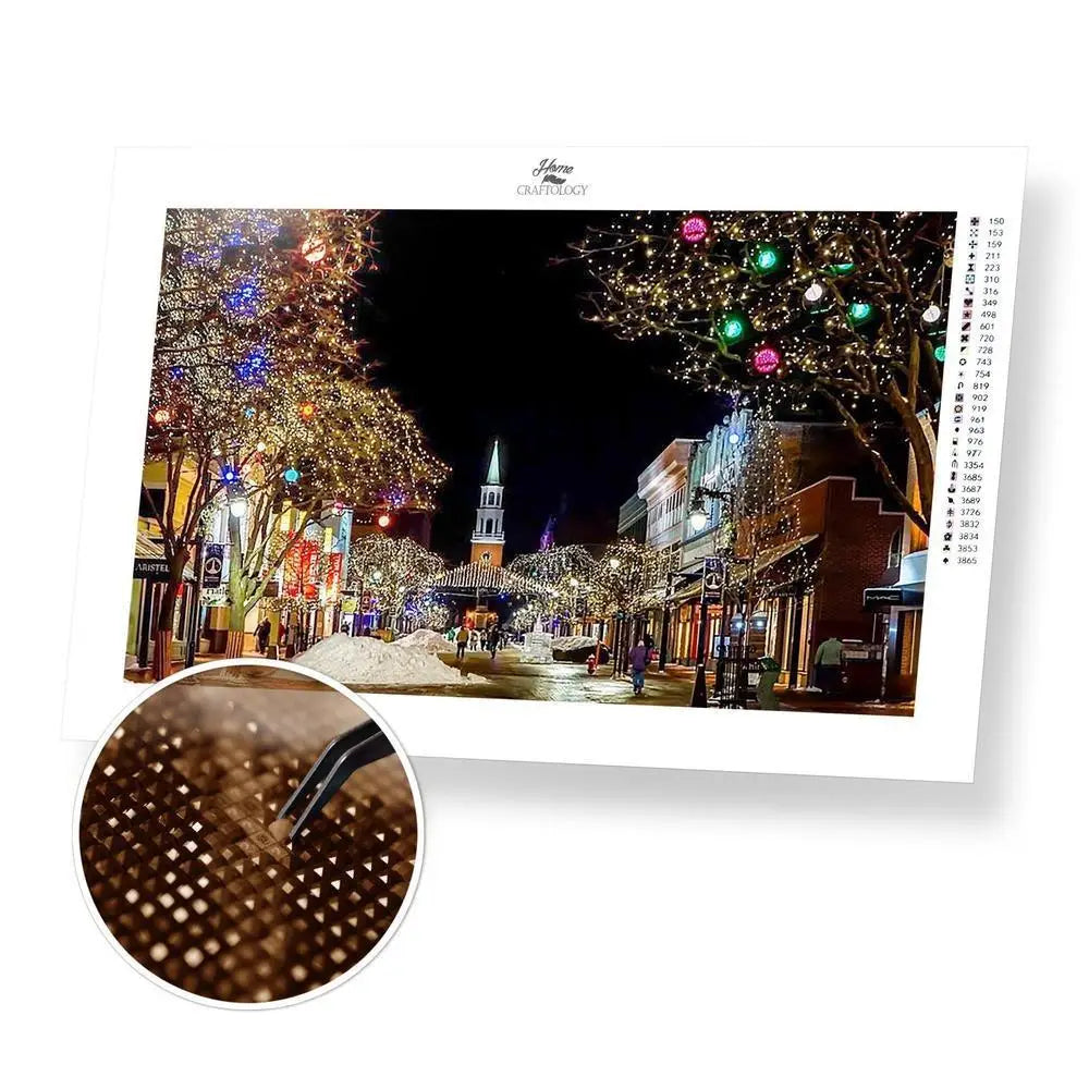 Best Selling Christmas Diamond Painting Kits - Christmas Village - 70x50cm / 28x20’’ (Recommended) Square