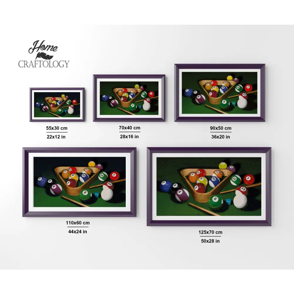 Billiards - Premium Diamond Painting Kit - Diamond Painting Kit