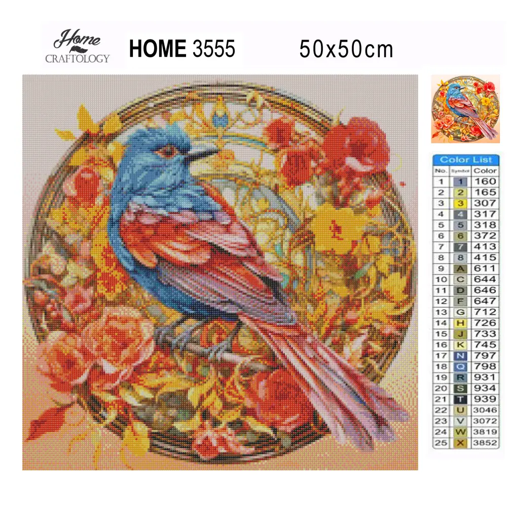 Bird Mandala - Exclusive Premium Diamond Painting Kit - Diamond Painting Kit