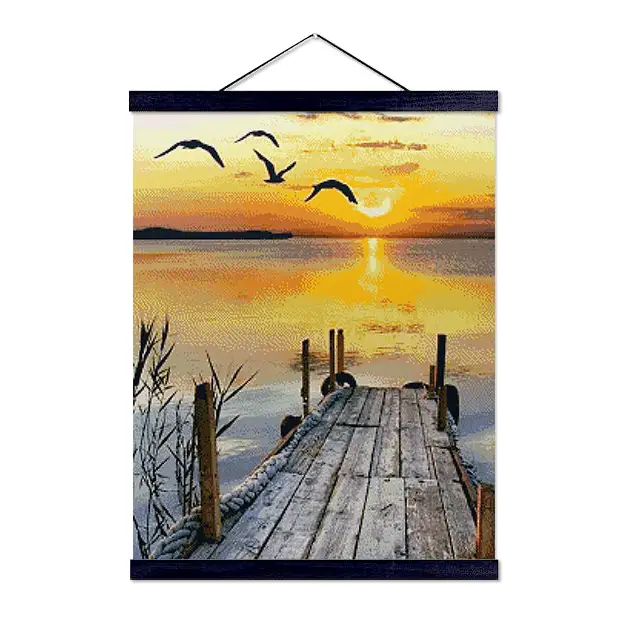 Birds and Sunset - Premium Diamond Painting Kit - Diamond Painting Kit