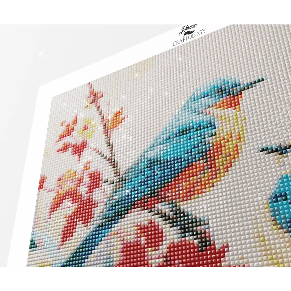 Birds in Autumn - Exclusive Premium Diamond Painting Kit - Diamond Painting Kit