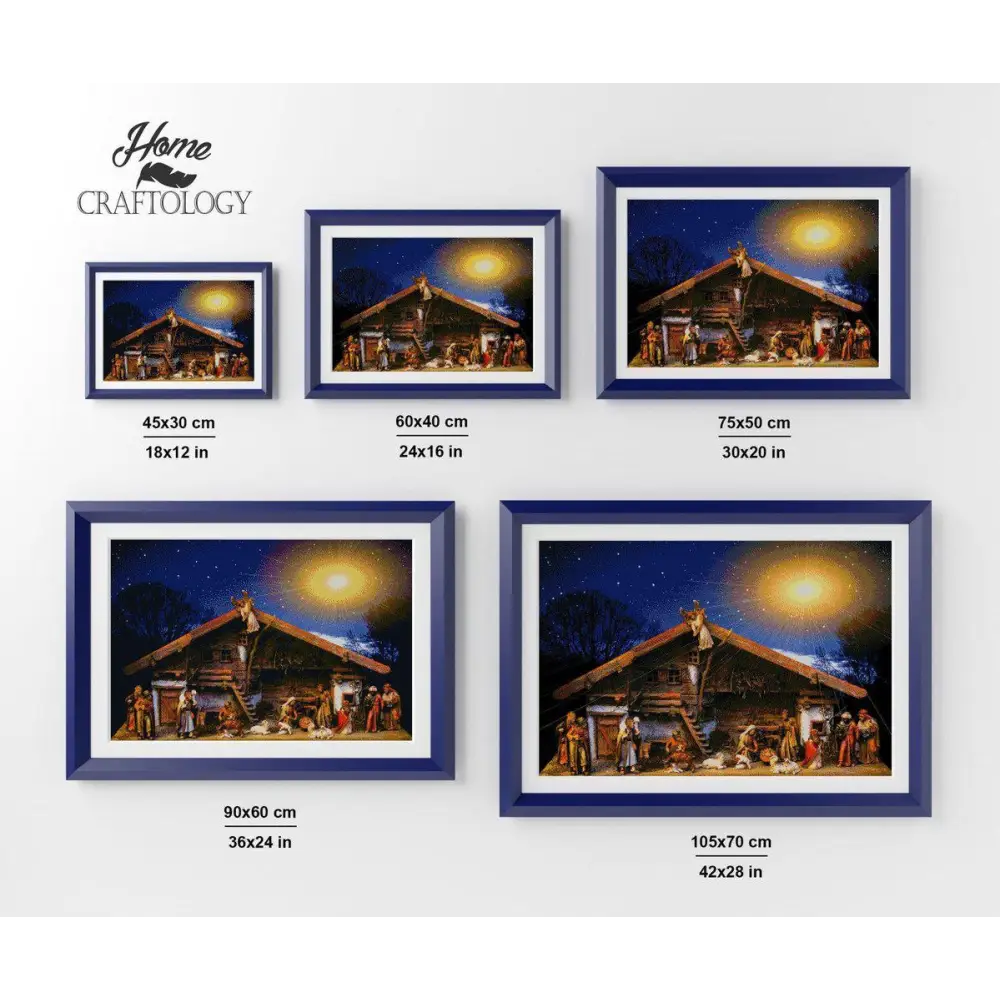 Birth of Jesus - Diamond Painting Kit - Home Craftology