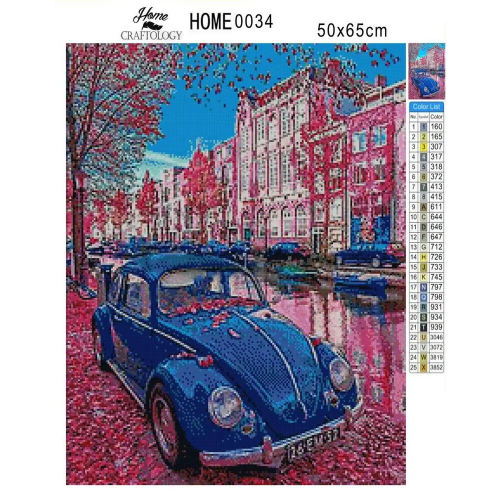 Blue Beetle - Diamond Painting Kit - Home Craftology