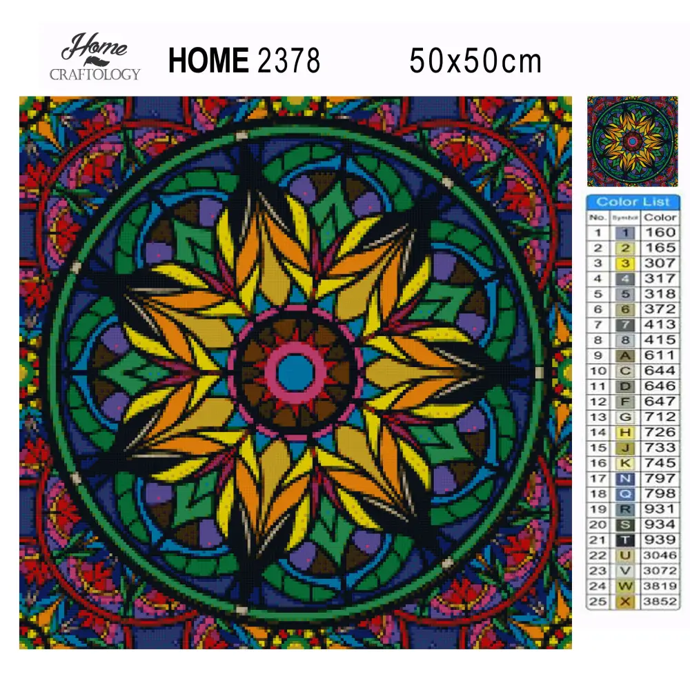 Bohemian Mandala - Premium Diamond Painting Kit - Diamond Painting Kit