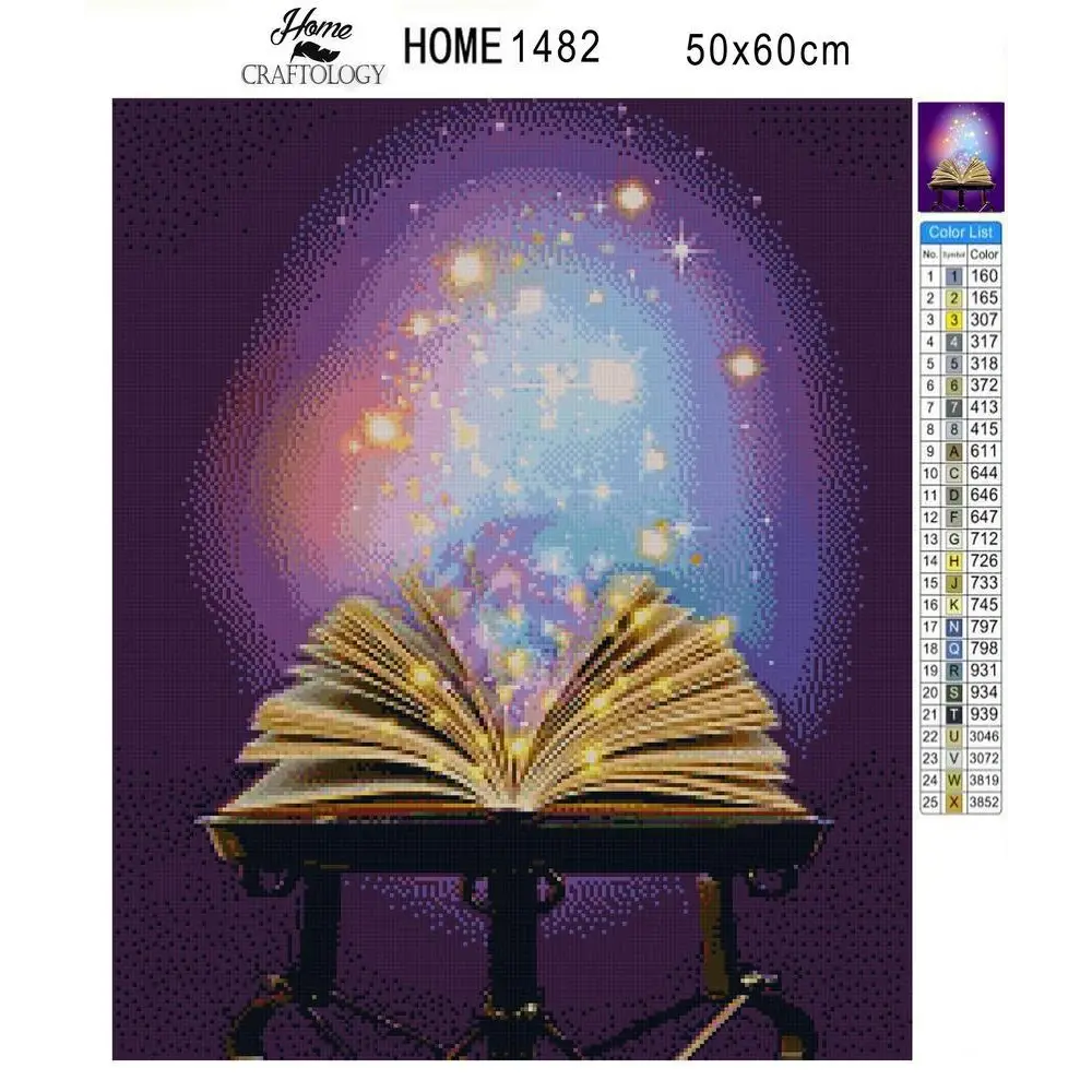Book of Magic - Premium Diamond Painting Kit - Diamond Painting Kit