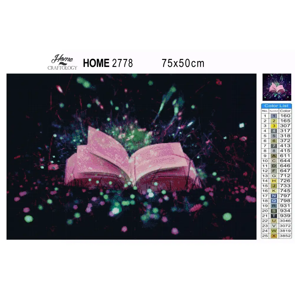 Book of Wonders - Premium Diamond Painting Kit - Diamond Painting Kit