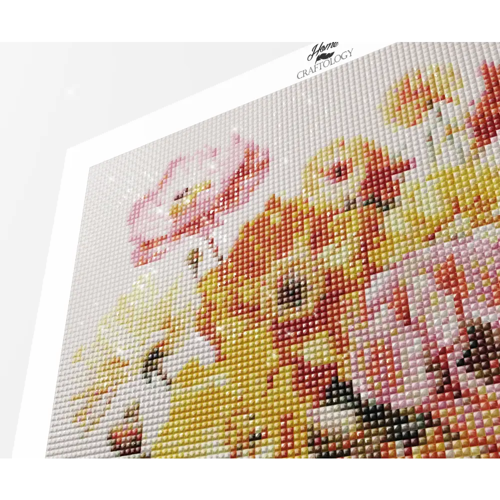 Bouquet of Flowers - Exclusive Premium Diamond Painting Kit - Diamond Painting Kit