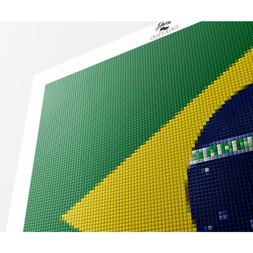 Brazil Flag - Premium Diamond Painting Kit - Diamond Painting Kit