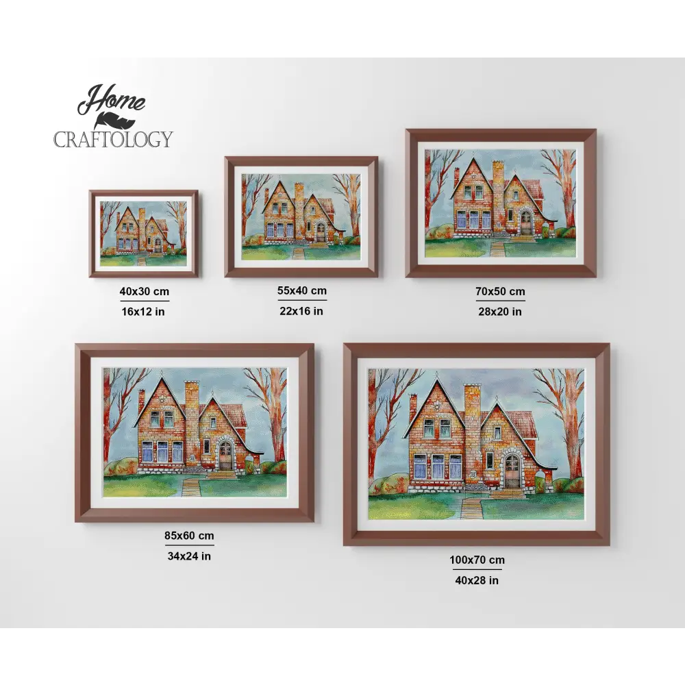 Brick House - Premium Diamond Painting Kit - Diamond Painting Kit
