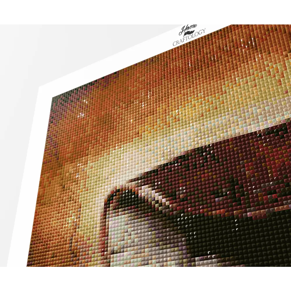 Brown Leather Boot - Premium Diamond Painting Kit - Diamond Painting Kit