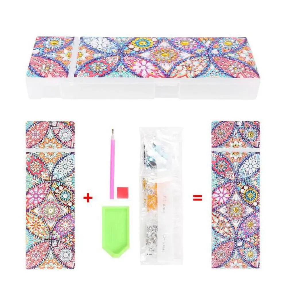 Butterfly - Diamond Painting Pencil Case - Pencil Case