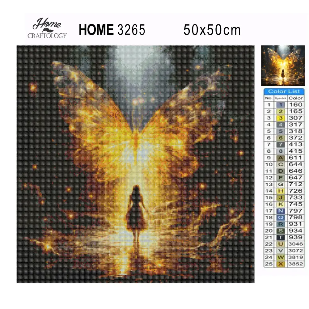 Butterfly Fairy - Exclusive Premium Diamond Painting Kit - Diamond Painting Kit