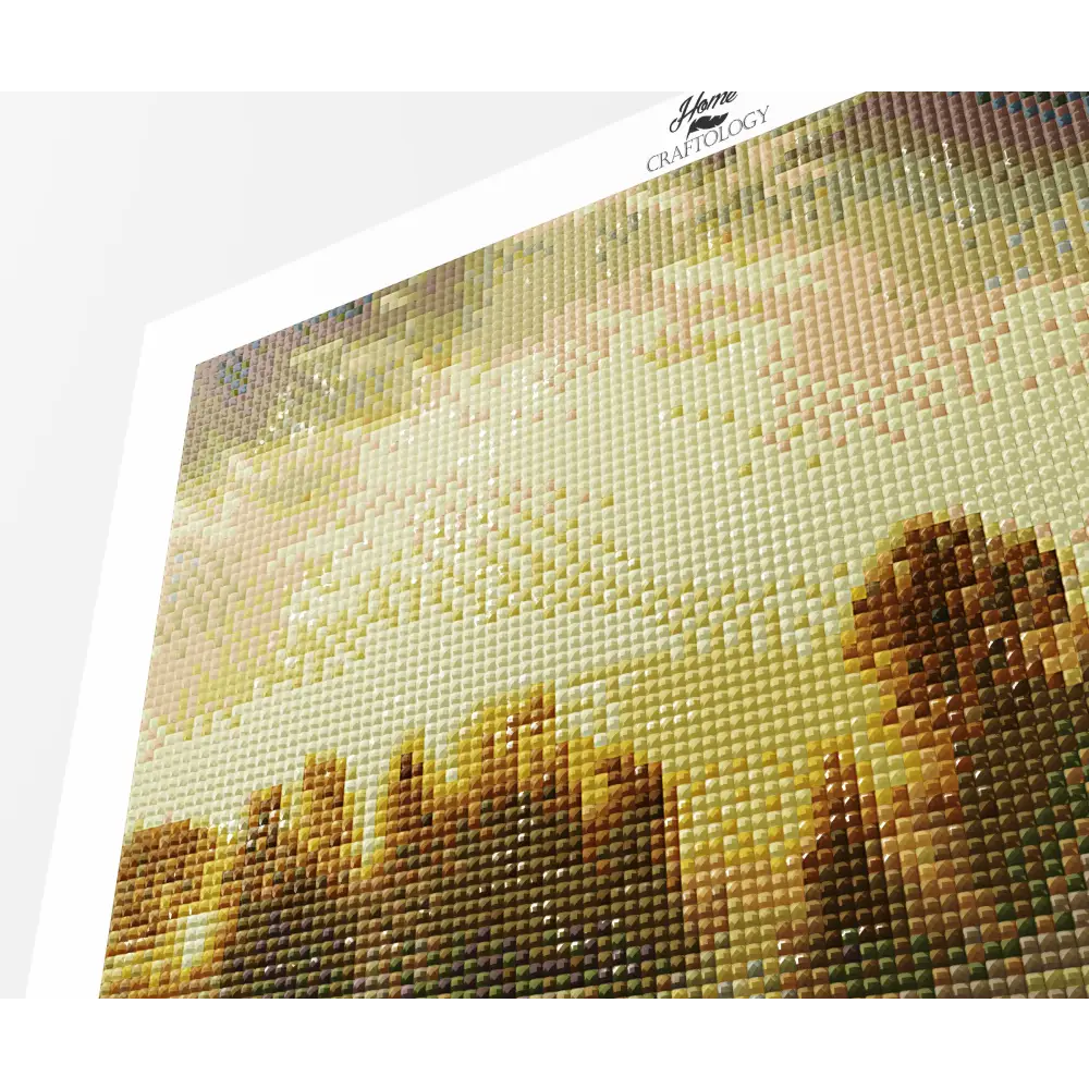 Cabin with Fog - Premium Diamond Painting Kit - Diamond Painting Kit