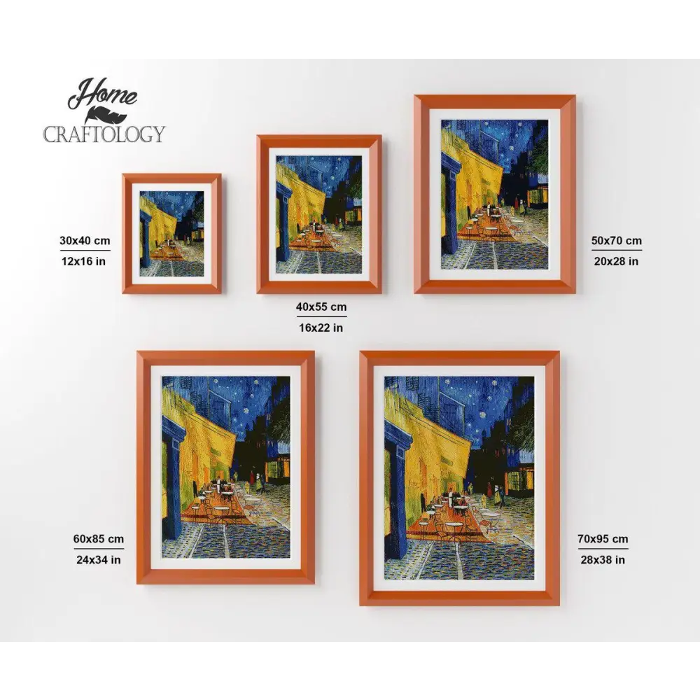 Cafe Terrace - Premium Diamond Painting Kit - Diamond Painting Kit