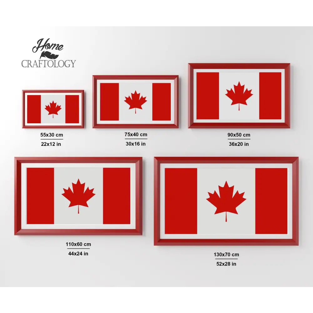 Canada Flag - Premium Diamond Painting Kit - Diamond Painting Kit