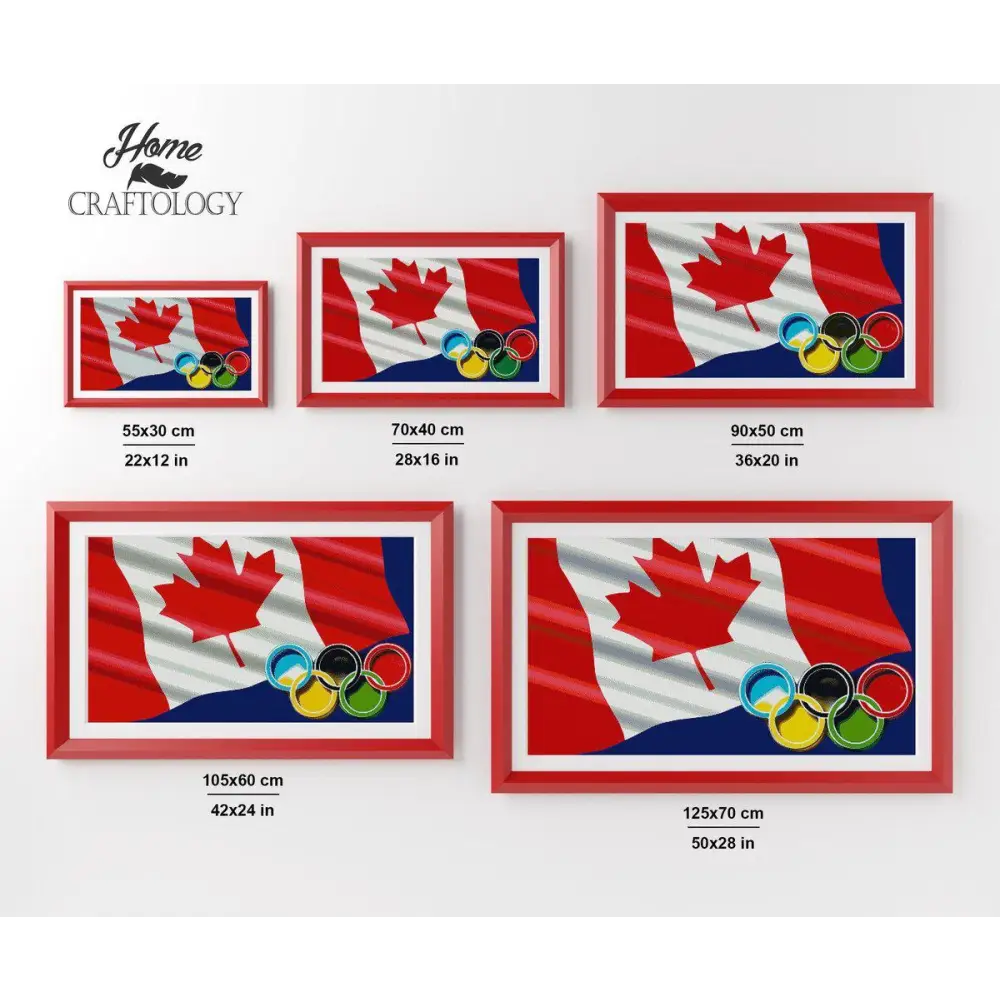 Canada Olympics - Premium Diamond Painting Kit - Diamond Painting Kit