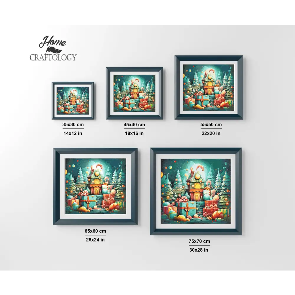 Candyland Christmas - Exclusive Premium Diamond Painting Kit - Diamond Painting Kit