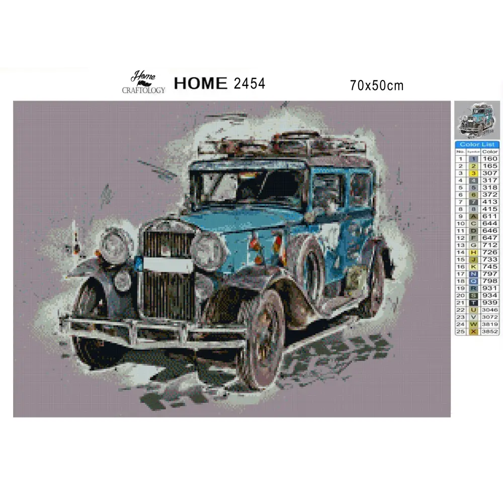 Car for Travelling - Premium Diamond Painting Kit - Diamond Painting Kit