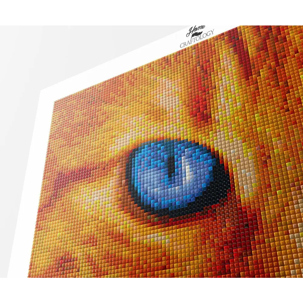 Cat with Bright Blue Eyes - Premium Diamond Painting Kit - Diamond Painting Kit