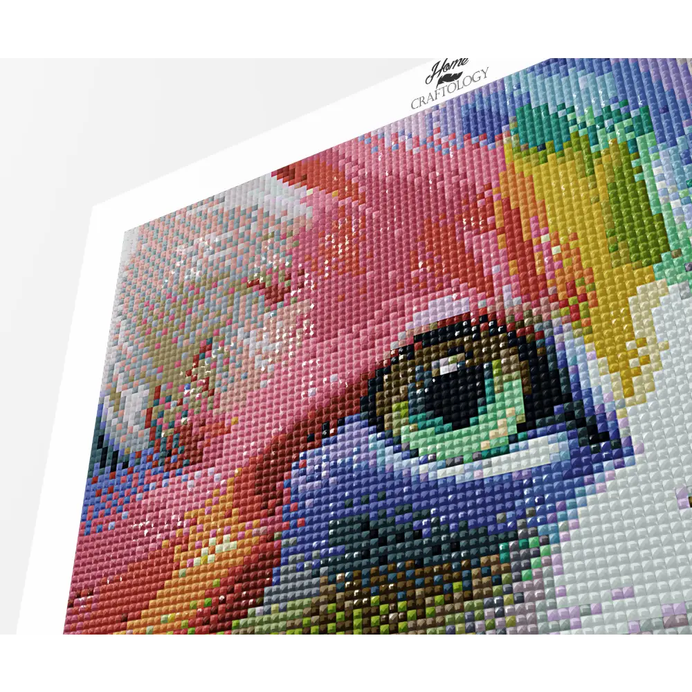 Cat’s Colorful Face- Premium Diamond Painting Kit - Diamond Painting Kit