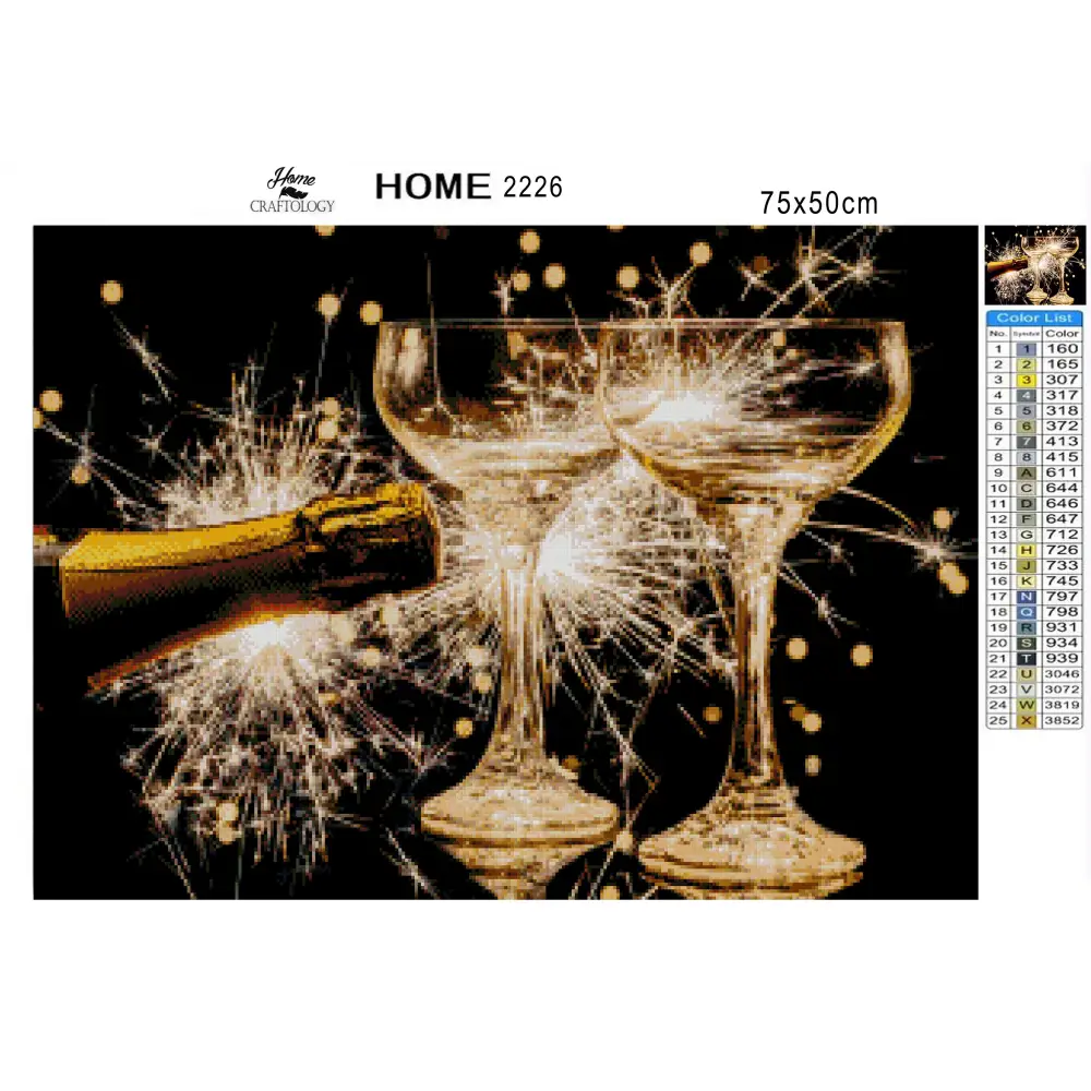 Champagne Cheers - Premium Diamond Painting Kit - Diamond Painting Kit
